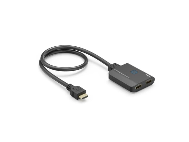Hama 00205284, HDMI, 2x HDMI, 4096 x 2160 pikseliä, musta, 4K Ultra HD, 65,5 mm