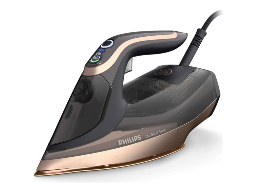 Philips DST8041/80, Höyrysilitysrauta, SteamGlide Elite -pohjalevy, 2,5 m, 260 g/min, Musta, 80 g/min