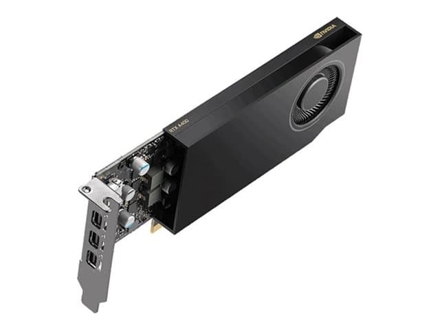 DELL NVIDIA RTX A400 4GB GDDR6, RTX A400, 4 GB, GDDR6, 7680 x 4320 pikseliä, PCI Express x8 4.0, 1 tuuletin(ta)