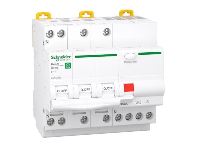 Kombiafbr RCBO 3PN 16A C 6kA 30mA A