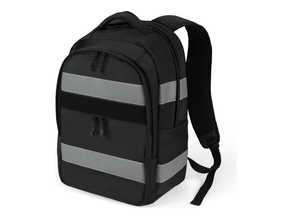 DICOTA Hi-Vis V2, Kaupunki, Poika/tyttö, 39,6 cm (15.6), Notebook-lokero, Vedenpitävä, Polyeteenitereftalaatti, Termoplastinen polyuretaani (TPU)