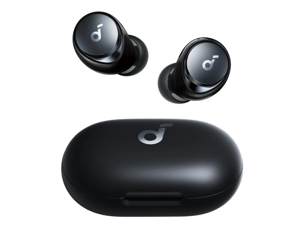 Soundcore Space A40 - Langattomat kuulokkeet mikrofonilla - in-ear - Bluetooth - aktiivinen melunvaimennus - musta
