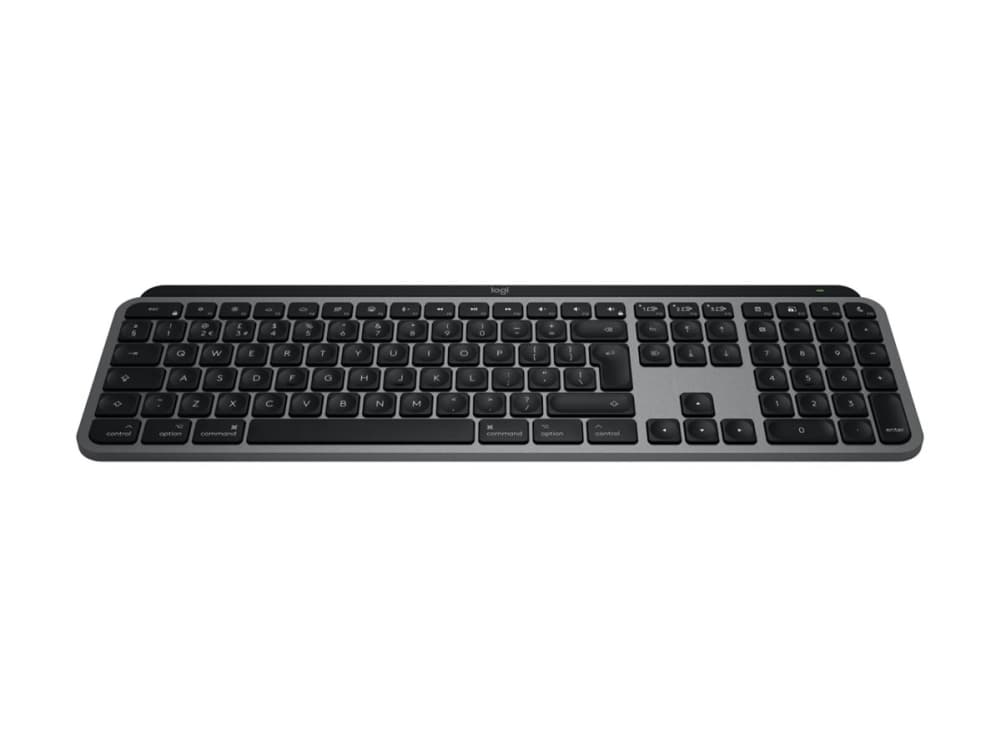 Logitech Master Series MX Keys S for Mac - Näppäimistö - täysikokoinen - taustavalaistu - langaton - Bluetooth LE - QWERTY - Pohjoismainen (tanska/suomi/norja/ruotsi) - avaruusharmaa