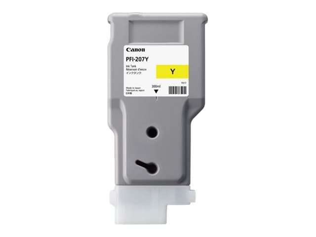 Canon PFI-207 Y, Keltainen, Väriainepohjainen muste, 1 kpl