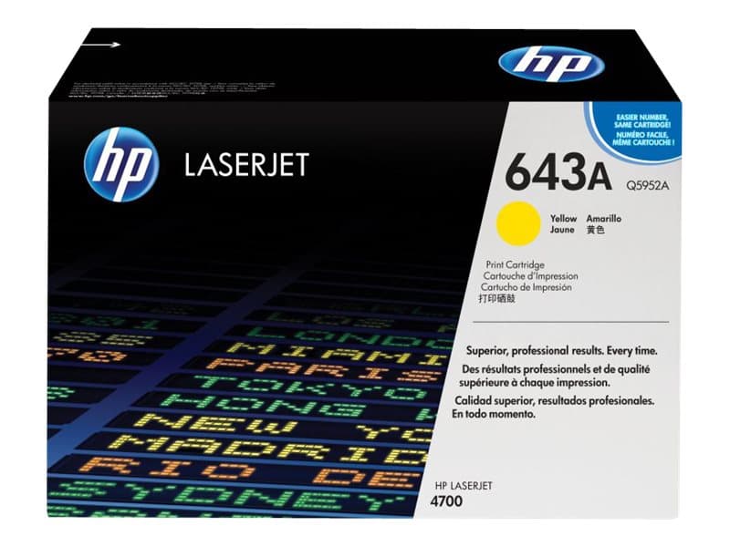 HP 643A, Keltainen