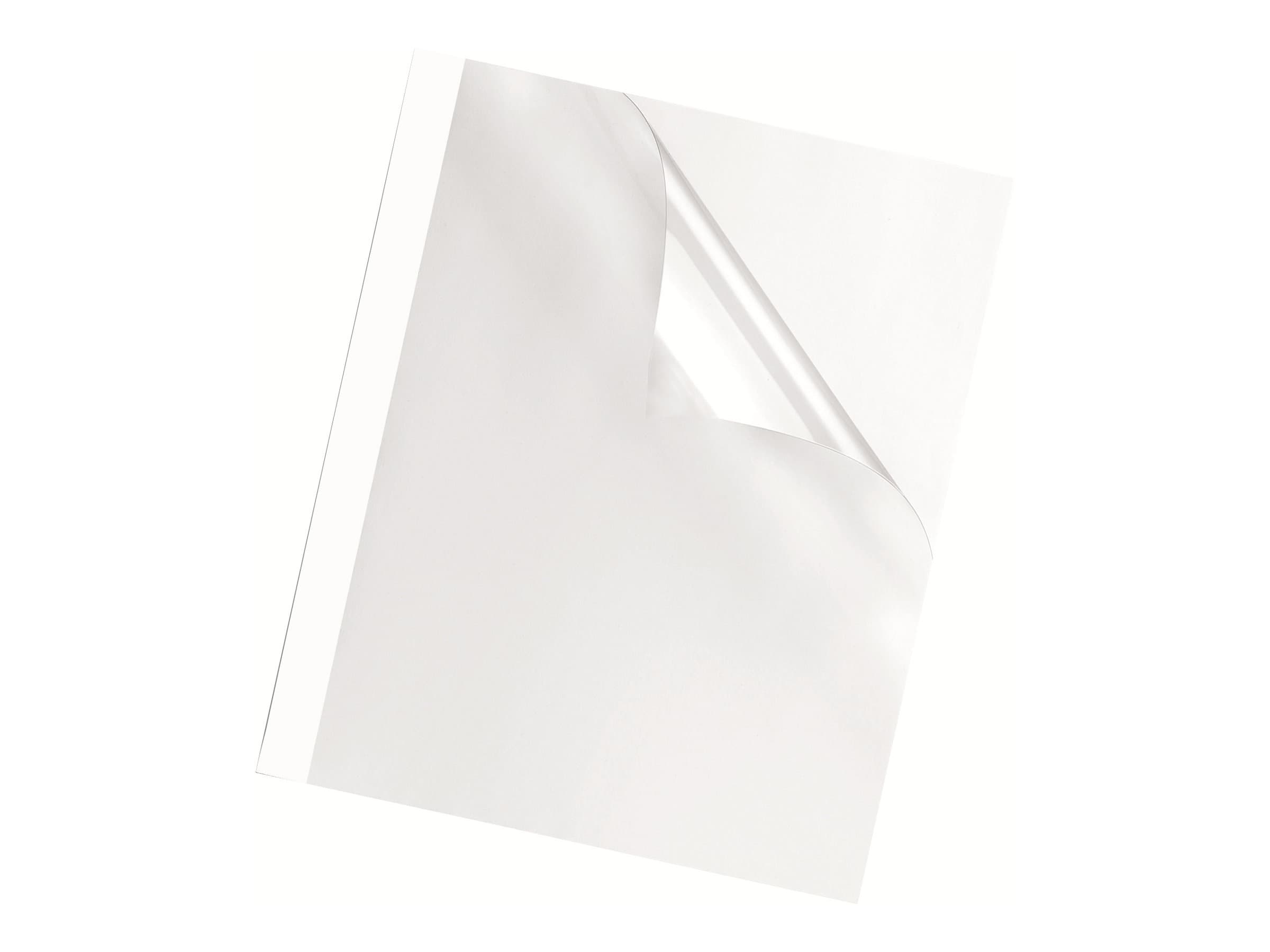 Fellowes 53151, A4, Muovi, Läpinäkyvä, Valkoinen, 15 arkkia, 0,150 mm, 297 mm