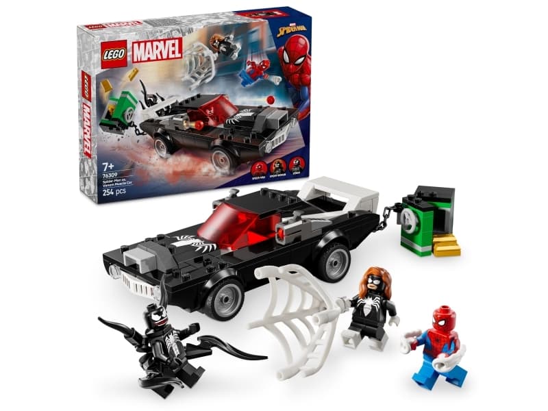 LEGO Super Heroes 76309 Spider-Man vastaan Venom-muskeliauto