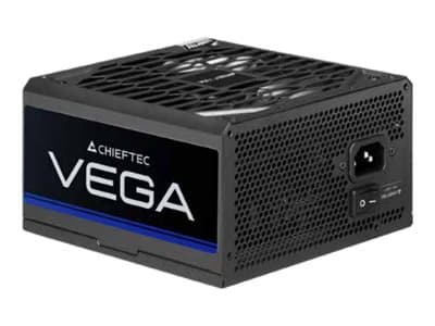 Chieftec Vega PPG-850-S Watt, 850 W, 100 - 240 V, Ylivirta, Yliteho, Ylijännite, Ylikuumeneminen, Oikosulku, Surge & inrush protection (SIP),..., 20+4 pin ATX, 60 cm, 400 mm