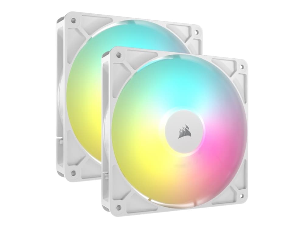 Corsair RS140 ARGB, Tuuletin, 14 cm, 330 RPM, 1700 RPM, Valkoinen