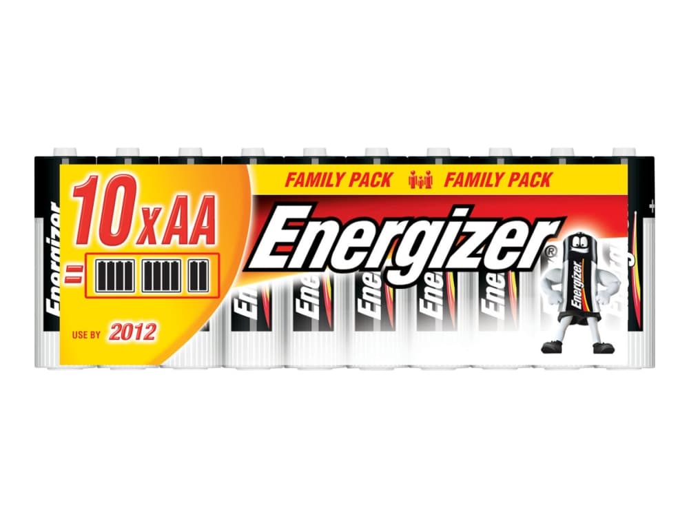 Energizer Classic AA, 10pcs, Kertakäyttöinen akku, AA, Alkali, 1,5 V, 10 kpl, -18 - 55 °C