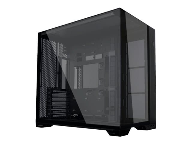 Lian Li 011 Vision COMPACT, Tower, PC, musta, ATX, mikro ATX, Mini-ITX, EATX, Terästä, Alumiini, Karkaistu lasi, 16,4 cm