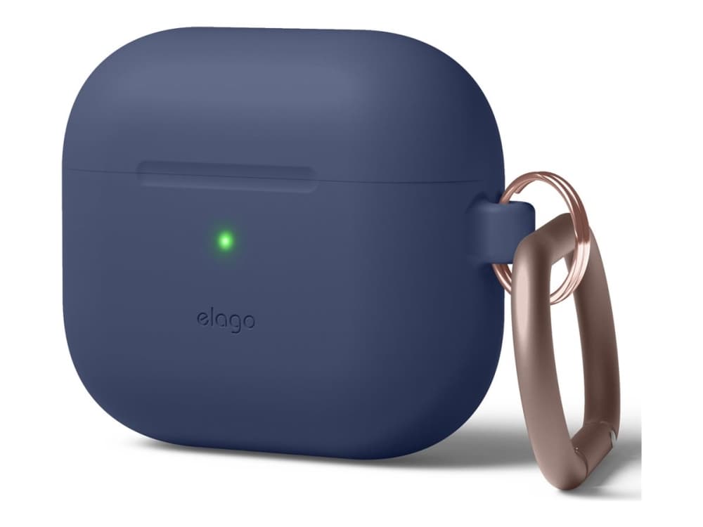 elago AirPods 3 silikoninen riippukotelo, Boks, silikoni, Indigo