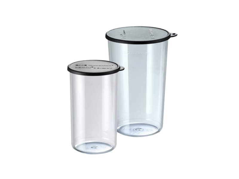 Bamix 3002.001, 1 L, ml, Muovi, Musta, Läpinäkyvä, -20 - 100 °C, 2 kpl