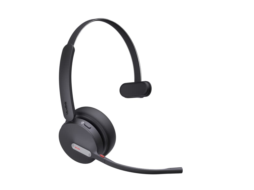Yealink BH70 Mono Teams USB-C/A-kuuloke, langaton, 20 - 20000 Hz, toimisto/puhelukeskus, 91 g, kuuloke, musta