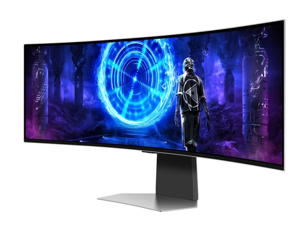 Samsung G95SD, 124,5 cm (49), 5120 x 1440 pikseliä, Dual QHD, OLED, 0,03 ms, Hopea