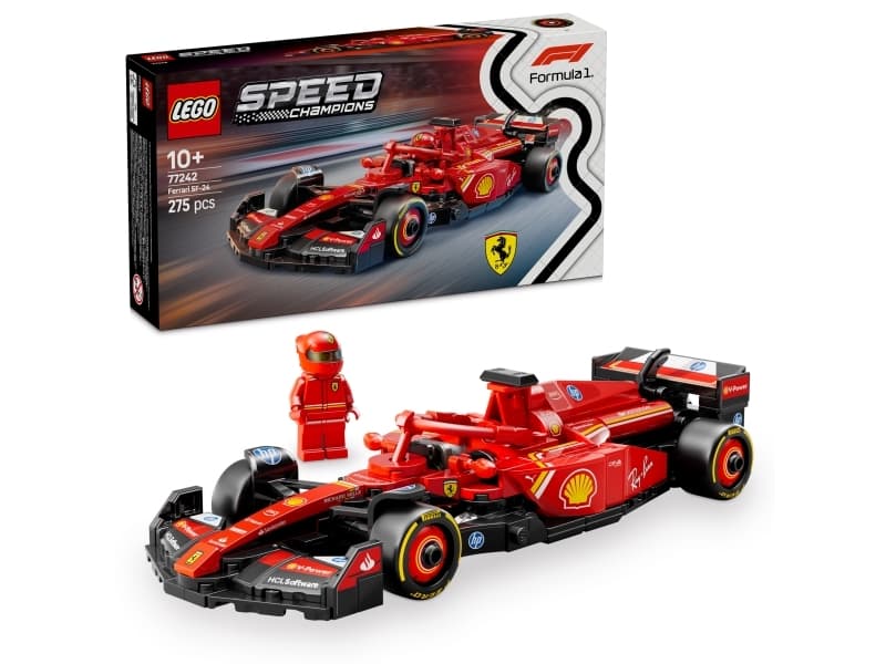 LEGO Speed Champions 77242 Ferrari SF-24 F1 ‑kilpa-auto