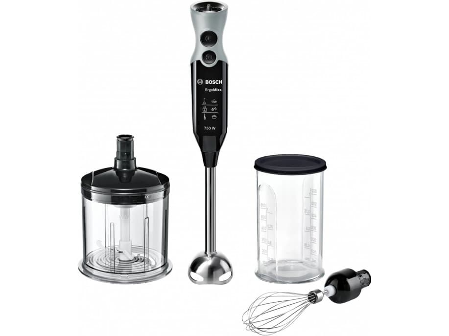 Bosch MSM67160, Upotettava sekoitin, 1,4 m, 750 W, Musta, Harmaa