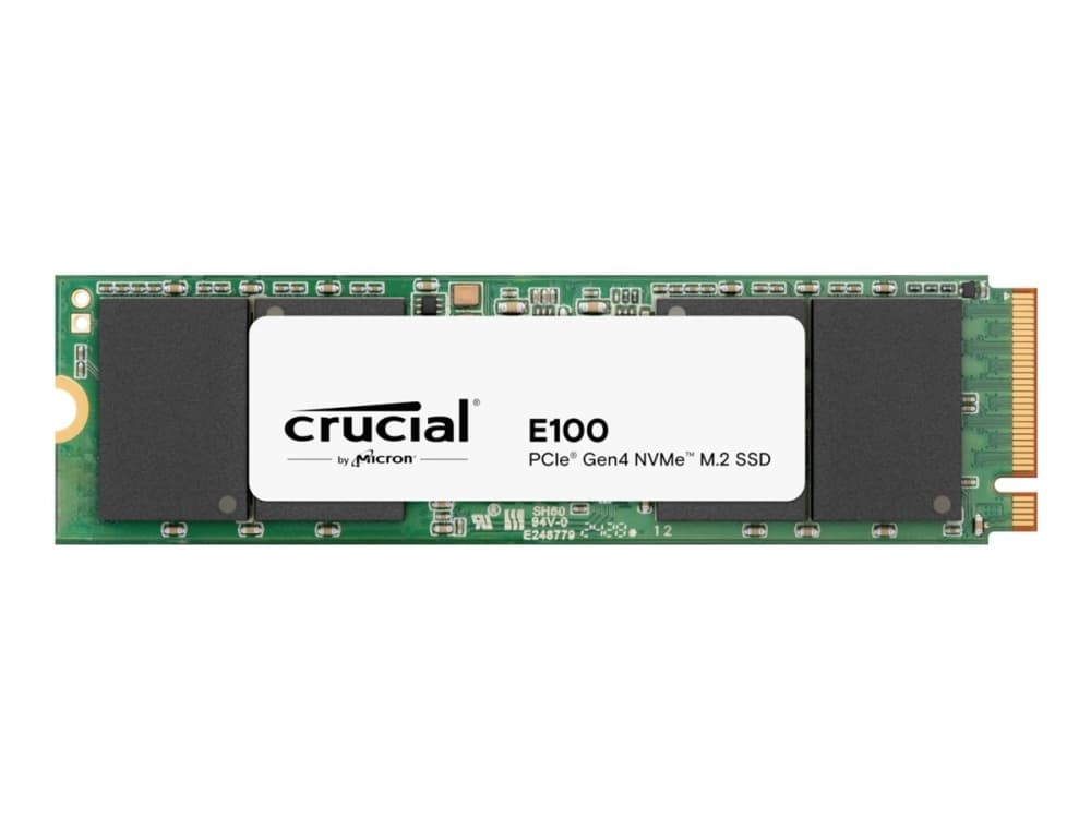 Crucial E100 - SSD - 480 GB - sisäinen - M.2 2280 - PCIe 4.0 x4 (NVMe)