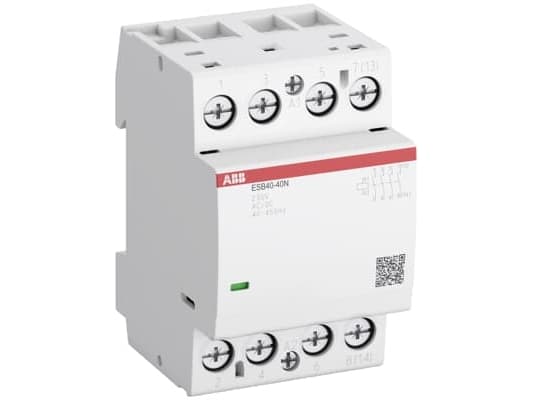 Asennuskytkin 4-napainen 4NO, AC-1 63A 55 asteessa, 400V AC, ohjausjännite 230V AC/DC