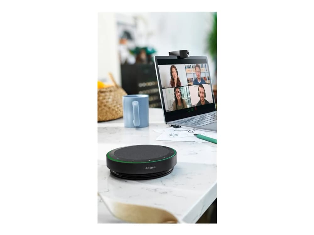 Jabra Speak2 75 MS - Konferencetelefon håndfri - Bluetooth - trådløs - USB-C, USB-A - mørkegrå - Certified for Microsoft Teams Rooms, Optimized for Microsoft Teams, Microsoft Swift Pair Certified
