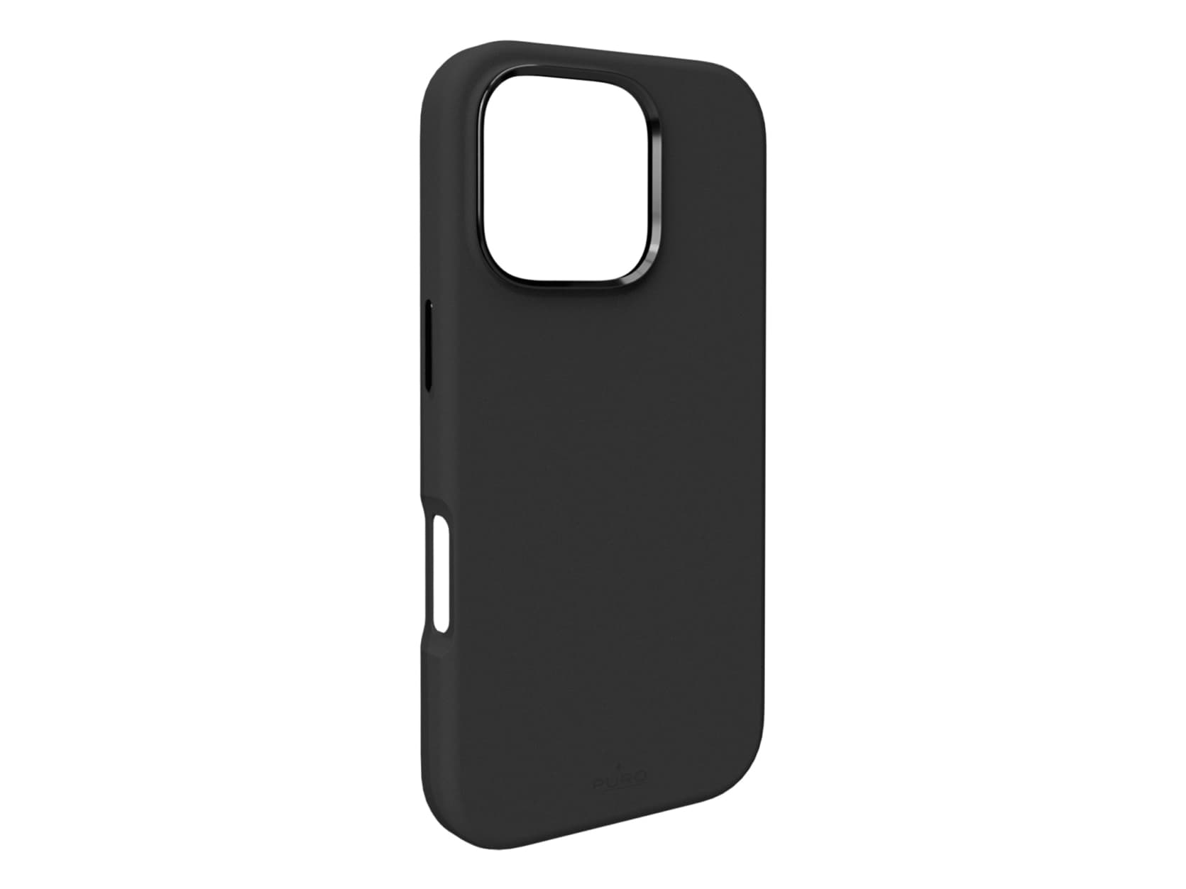 Silikoni Puro Icon Mag Mag Pro MagSafe Apple iPhone 16 Pro Max - puhelimen kotelo musta