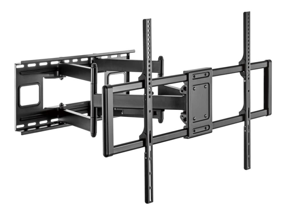 Gembird WM-120ST-01, 200 x 200 mm, 900 x 600 mm, -15 - 5°, -60 - 60°, teräs, musta