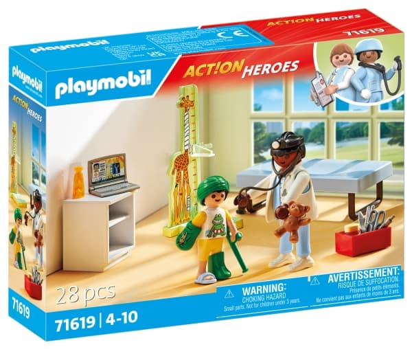 Playmobil Action 71619, Lääkäri, 4 vuosi/vuosia, Monivärinen, Muovi