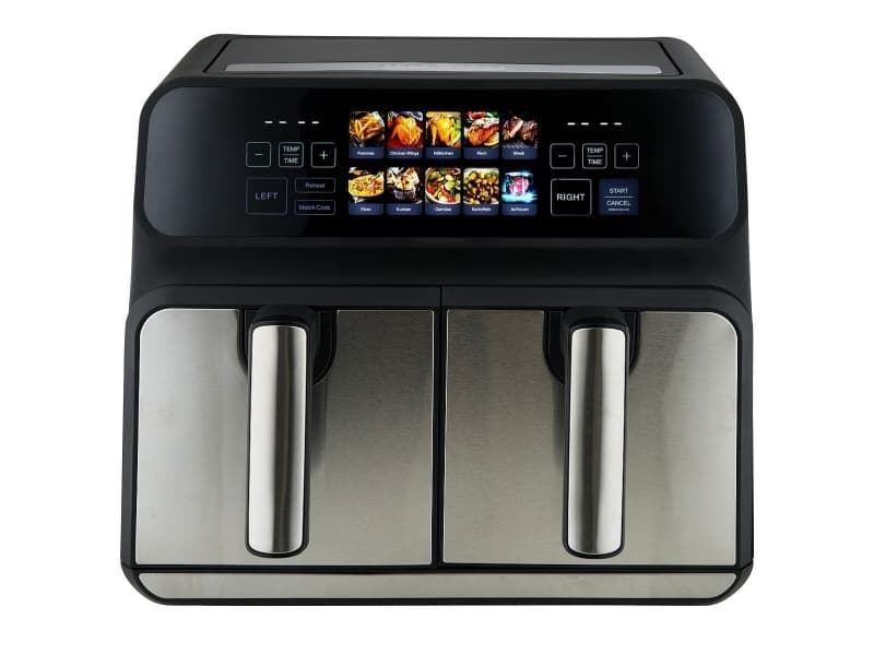 ProfiCook PC-FR 1287 H, Kiertoilmauuni, 8 L, 50 °C, 200 °C, tupla, musta, ruostumaton teräs
