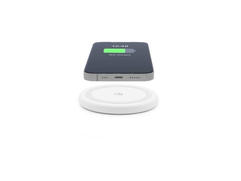 PURO Wireless Charging Station QI - langaton induktiivinen Qi-laturi (valkoinen)