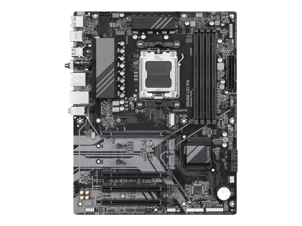GIGABYTE B650 UD AX, AMD, Socket AM5, AMD Ryzen 7000 Series, AMD Ryzen 8000 Series, AMD Ryzen 9000 Series, Socket AM5, DDR5-SDRAM, 256 GB