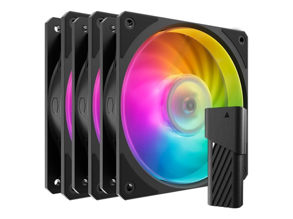 Cooler Master MFZ-M2DN-243P2-R1, Ilmanjäähdytin, 12 cm, 2400 rpm, 30 dB, 75,2 kuutiometriä/min, 127,6 m³/h