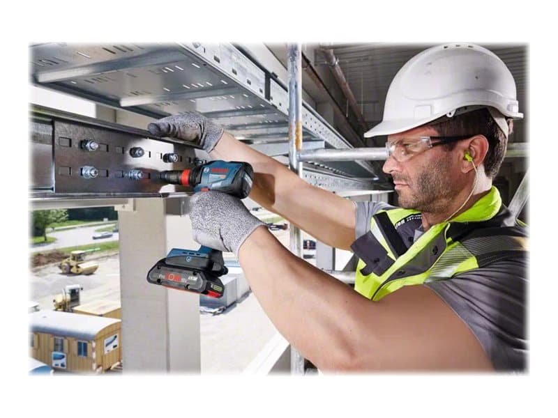 Bosch GDX 18V-210 C Professional, Iskuruuvain, Pistoolikahva, 1/4, Musta, Sininen, Harjaton, 3400 RPM - SOLO