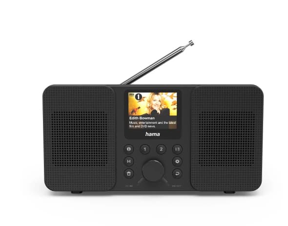 Hama 00054257, henkilökohtainen, digitaalinen, DAB, DAB+, FM, 3 W, TFT, 6,1 cm (2,4)