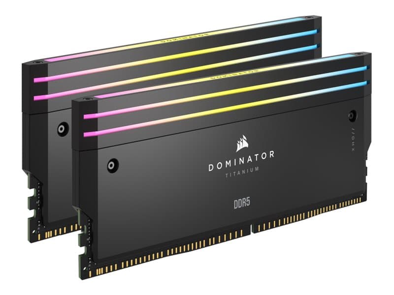 CORSAIR DOMINATOR Titanium Light Enhancement Kit, RGB LED, Black Heatsink