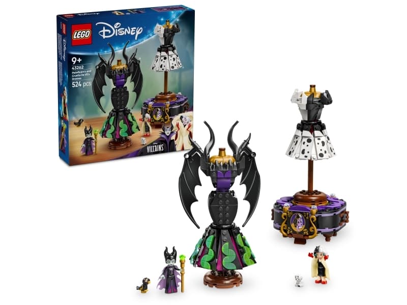 LEGO Disney 43262 Maleficent"s and Cruella De Vil"s Dresse