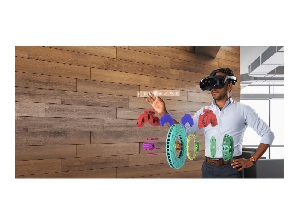 HTC Vive Focus Vision -virtuaalitodellisuuslasit, 2×2448×2448px, 5K-resoluutio, 90Hz, kaiutin, Wi-Fi, Bluetooth, USB-C,