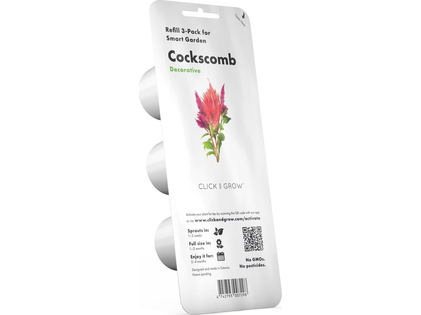Click & Grow Smart Garden refill Celosia 3-pack