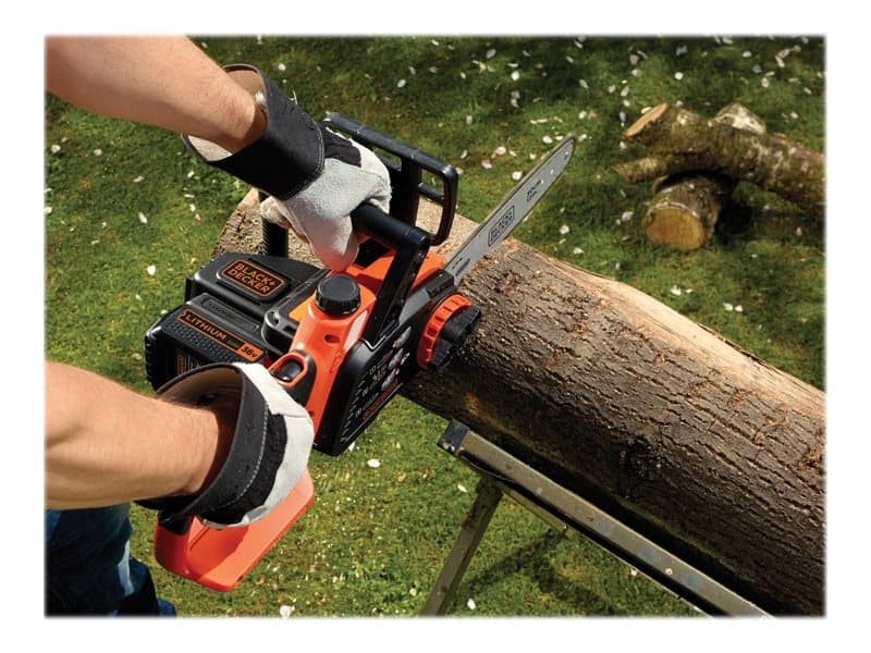 Black & Decker GKC3630L20, 30 cm, 5 m/s, Musta, Oranssi, Akku, 2 ah, 3,8 kg