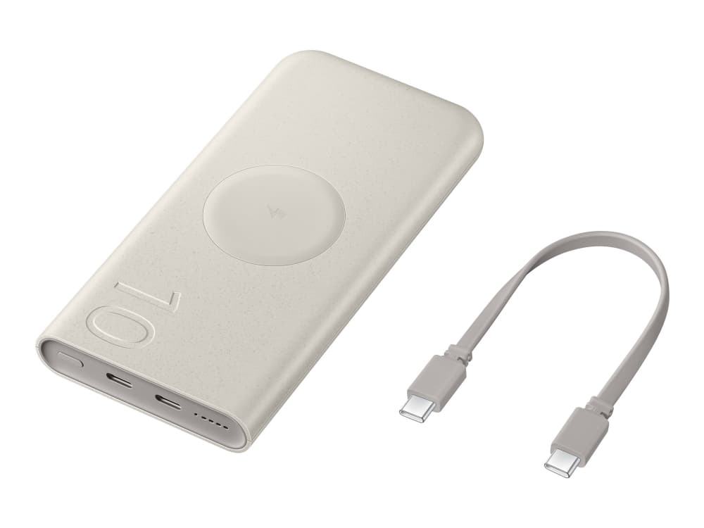 Samsung - Powerbank - 10000 mAh - 25 Watt - pikalataus - beige