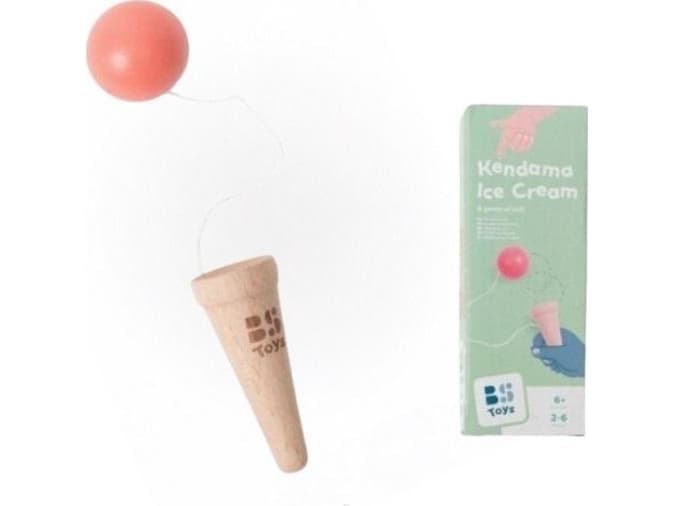 Puinen kendama Jäätelö