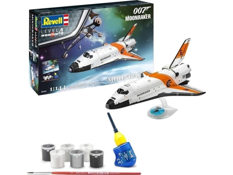 Revell 05665 Moonraker Space Shuttle (James Bond 007) rymdfartsmodell byggsats 1:144 (05665)