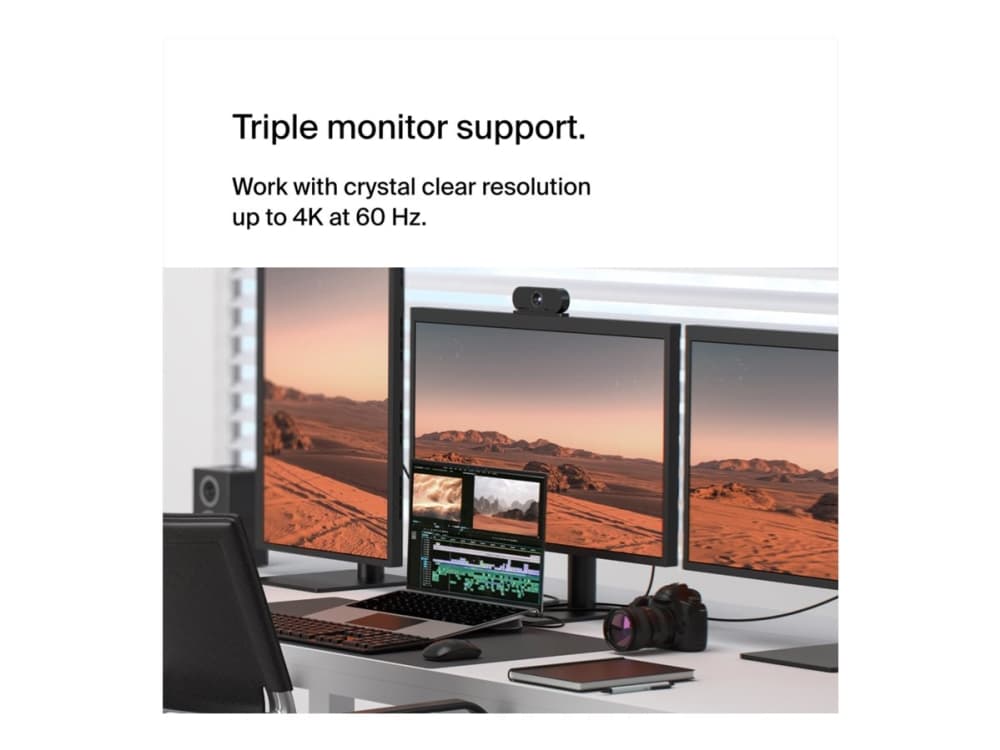 Belkin CONNECT Universal USB-C 11-in-1 Pro Dock - Telakointiasema - USB-C - 2 x HDMI, VGA - 2.5GbE