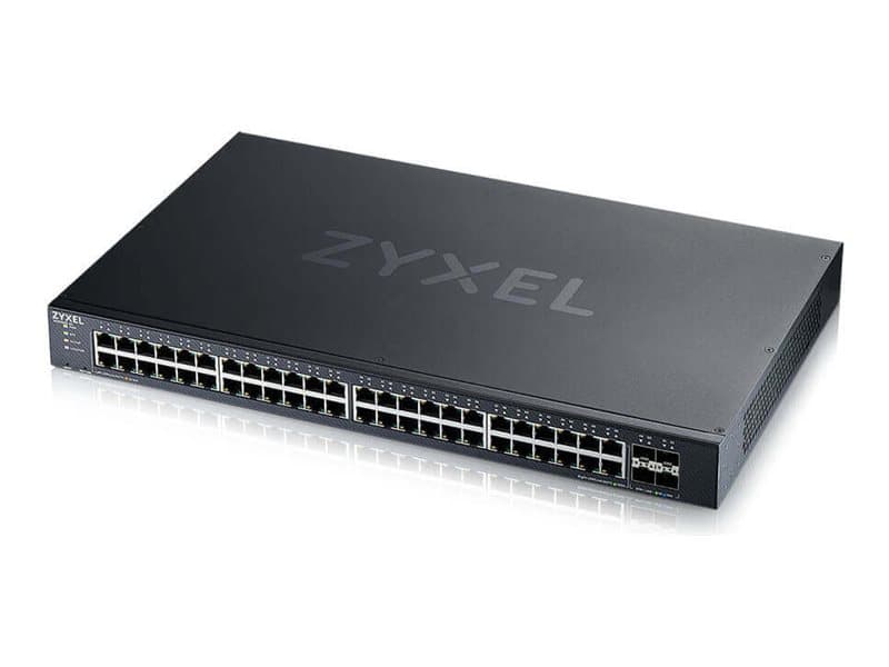 Zyxel - Kytkin - L3 Lite - Hallittu - 48 + 4 - telineeseen asennettava