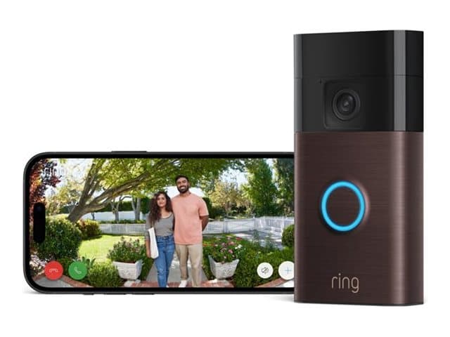 Ring Video Doorbell, Pronssi, Koti, 2-suuntainen, 1920 x 1080 pikseliä, 155°, 1080p