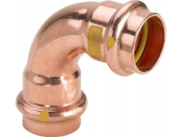 Viega Profipress G taivutus 90° 42 kupari / kirkas