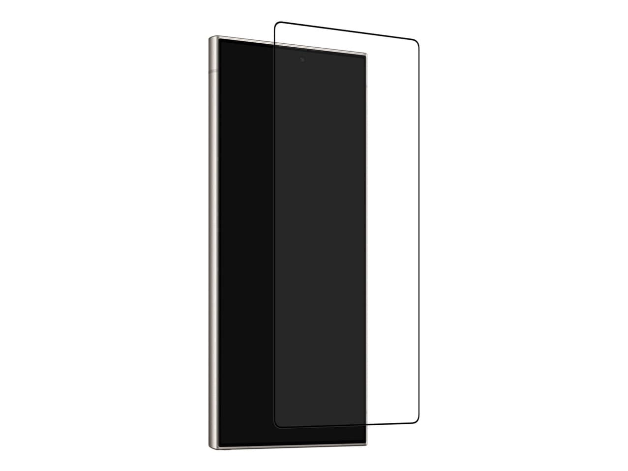 PURO PUSDGFRS25USGBLK, Samsung, Galaxy S25 Ultra, Kolahduksenkestävä, Naarmuuntumisenkestävä, musta, Läpinäkyvä, 1 kpl