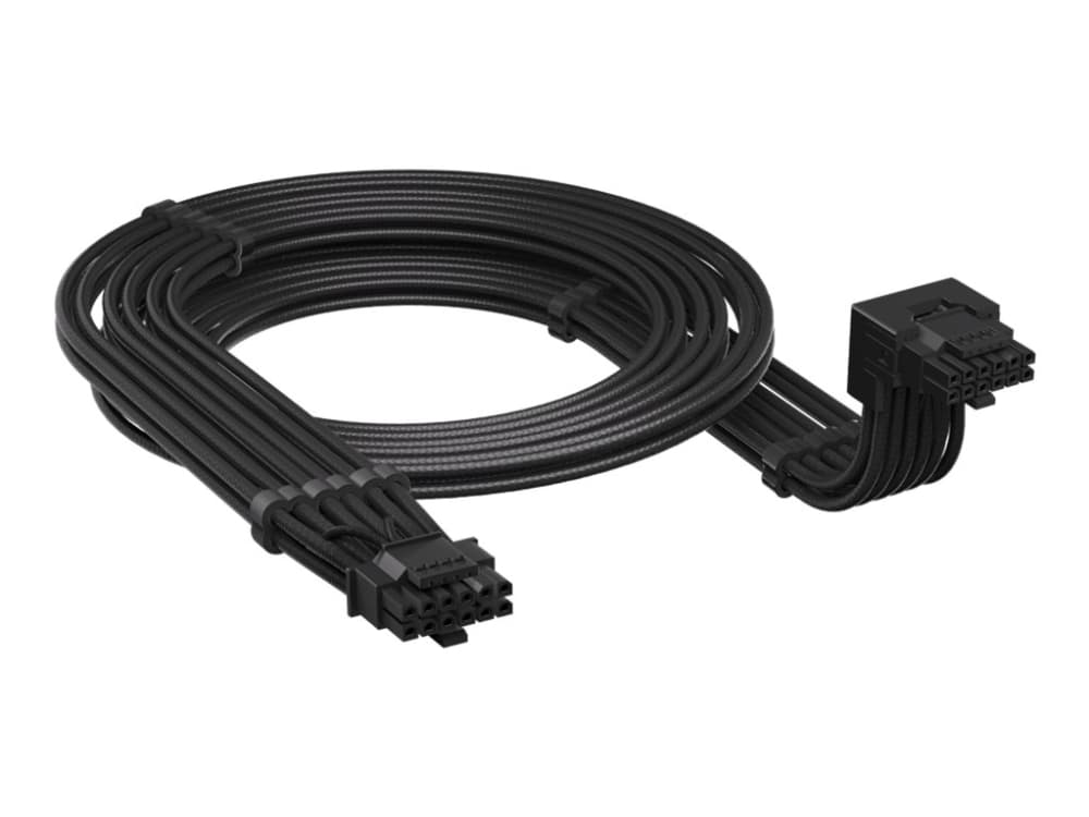 Corsair CP-8920352, 12V-2x6, 12-pin, 0,65 m, Suora, Kulmikas, 90°