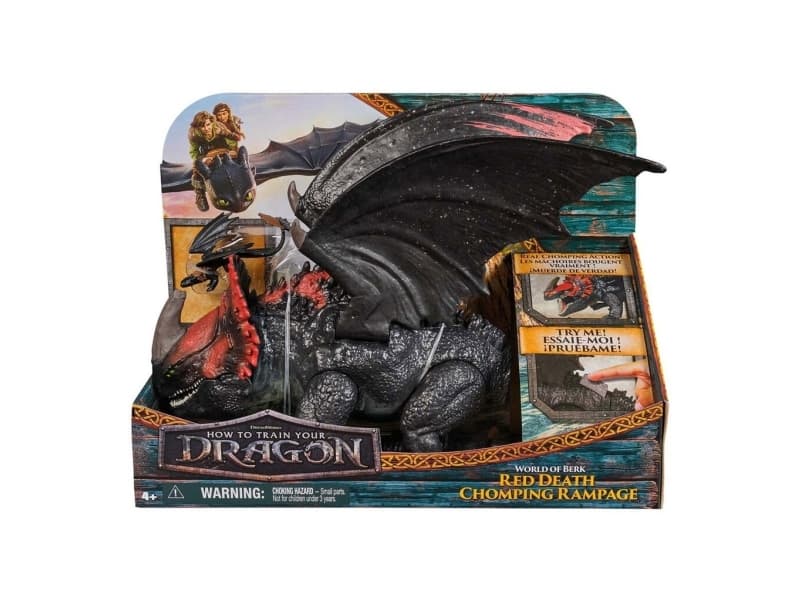 DreamWorks Dragons DWD FGR MvRedDthChmpRmp INTL GML, 4 vuosi/vuosia, Monivärinen