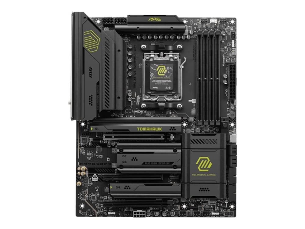 MSI MAG X870E TOMAHAWK WIFI, AMD, Pistoke AM5, AMD Ryzen 7000 Series, AMD Ryzen 8000 Series, AMD Ryzen 9000 Series, Pistoke AM5, 256 GB, DDR5-SDRAM