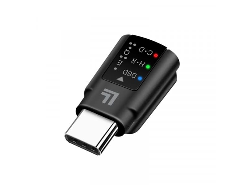 LogiLink USB-C DAC audio adapter, USB-C/M to 3.5 mm/F, black